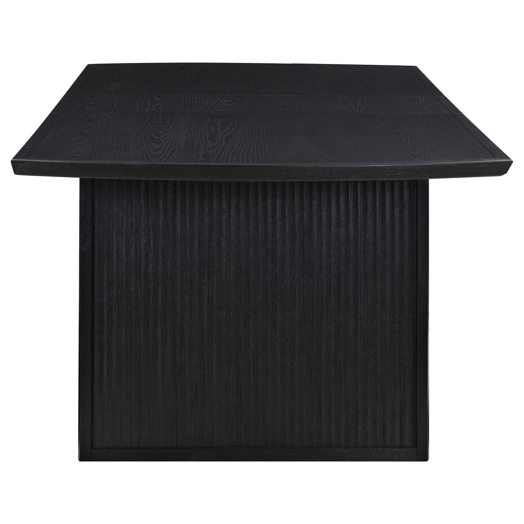 Mason - Removable Extension Leaf Dining Table - Black