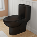 Tornado Flush One-Piece Toilet with Comfort Chair Seat