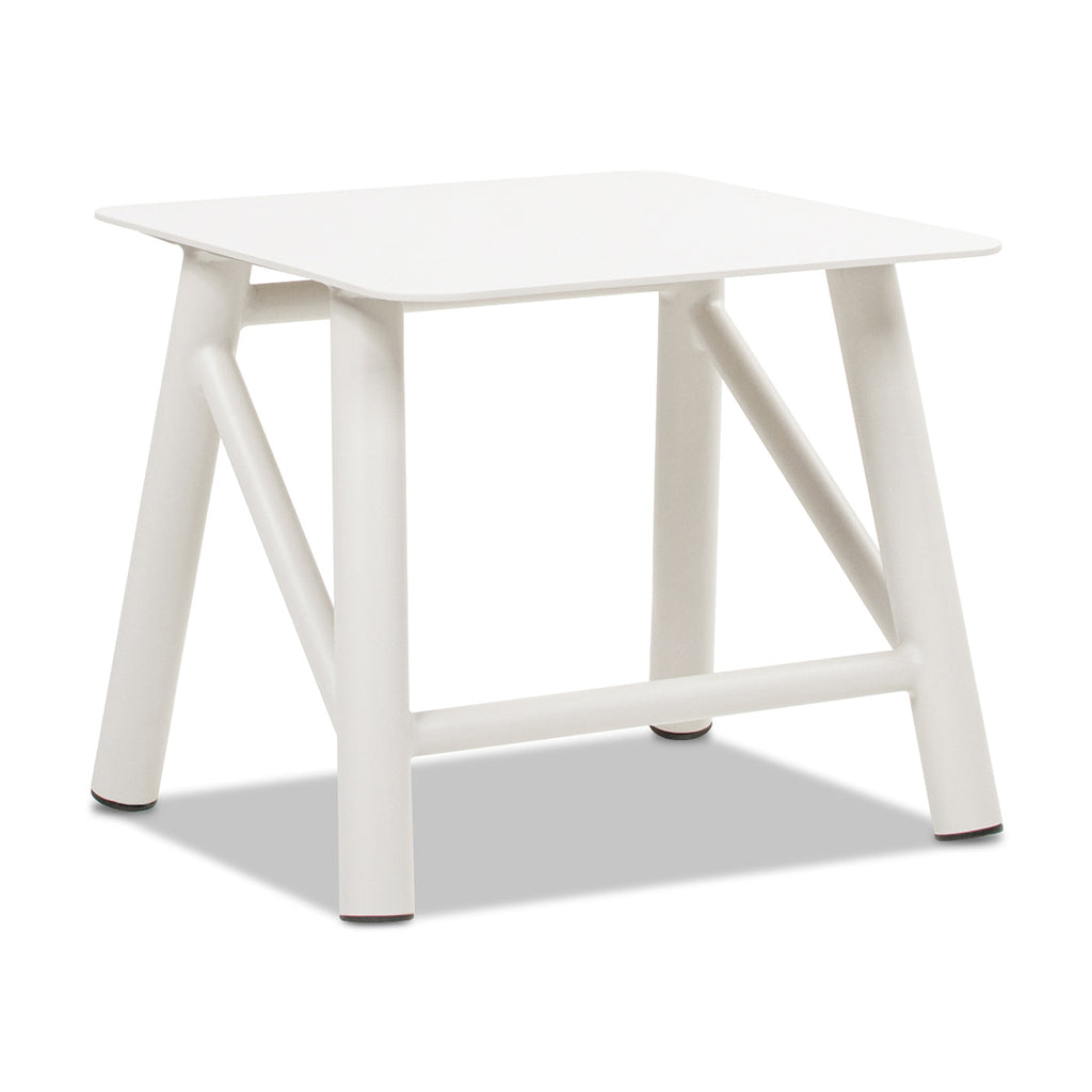 Atlas 19.5" Square Outdoor Patio Side Table Light
