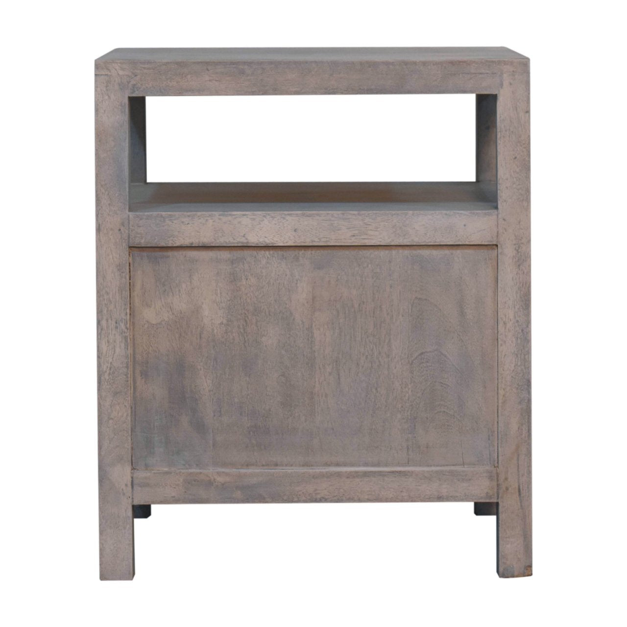 Acid Wash 2-Drawer Open Bedside Table