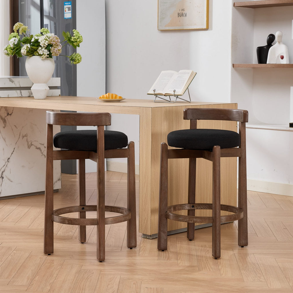 Set of 2 Swivel Counter Stools