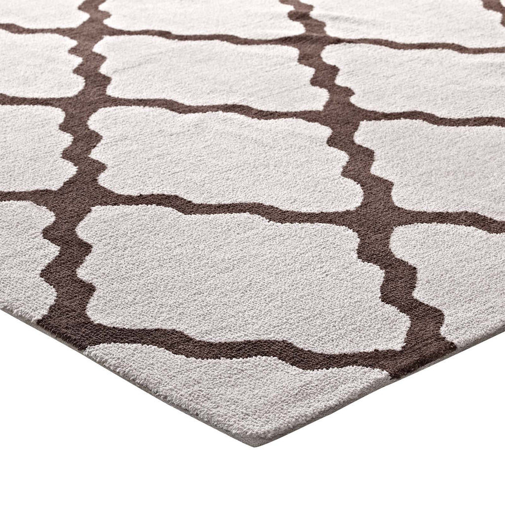 Marja Moroccan Trellis 5x8 Area Rug by Modway
