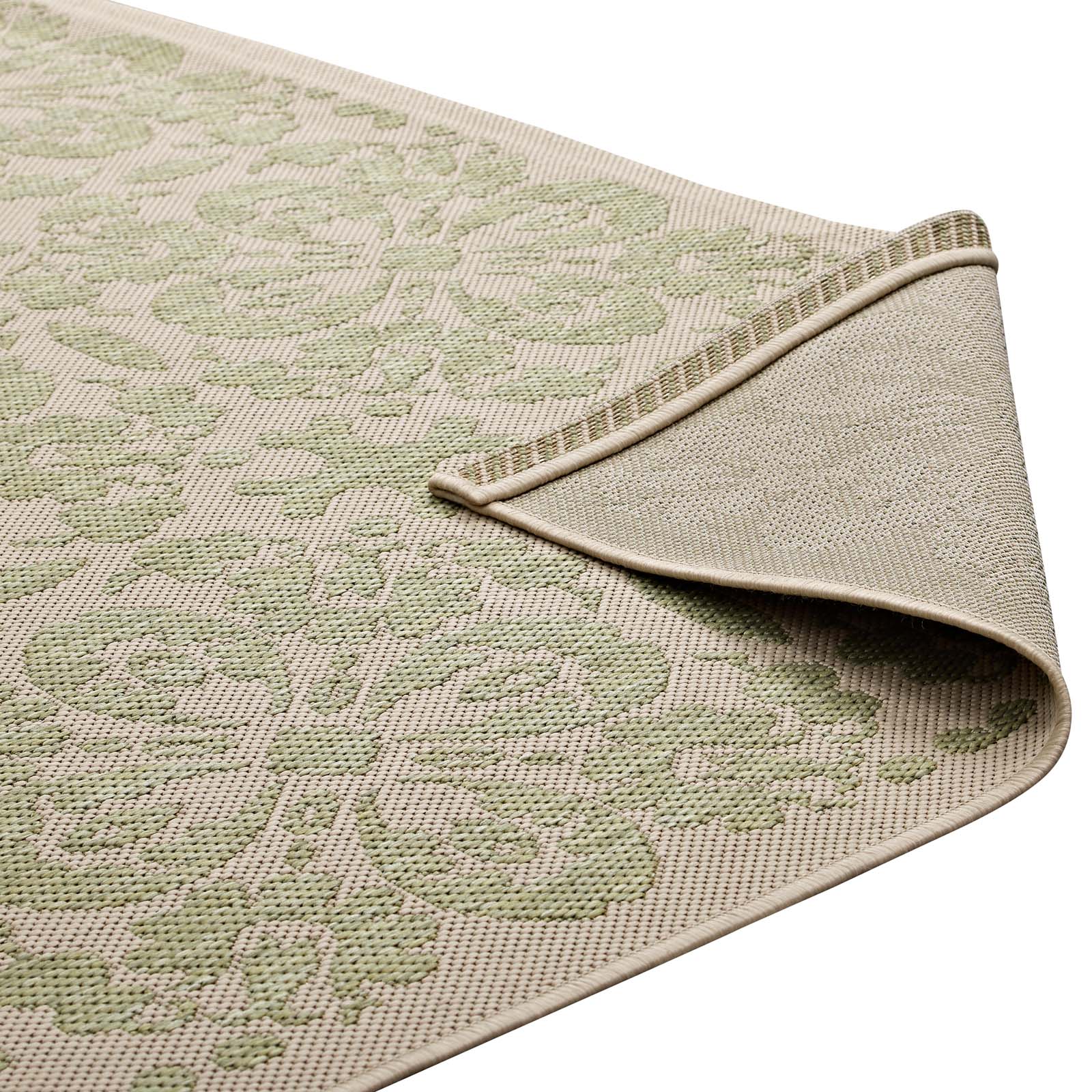 Ariana Vintage Floral Trellis Indoor and Outdoor 5x8 Area Rug by Modway