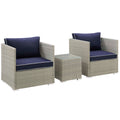 Repose 3 Piece Outdoor Patio Sectional Set by Modway