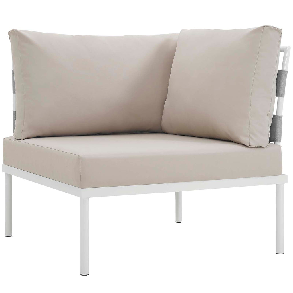 Harmony 10 Piece Outdoor Patio Aluminum Sectional Sofa Set by Modway