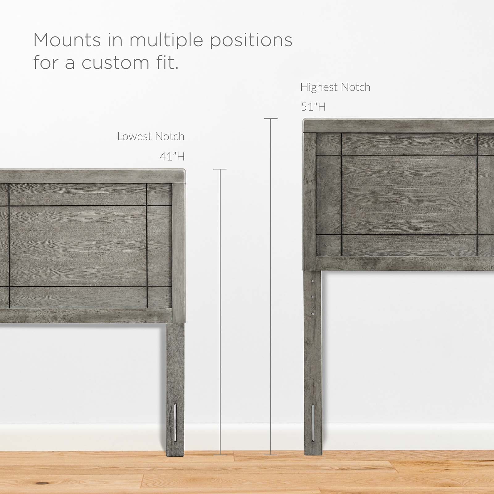 Archie Wood Full Headboard by Modway