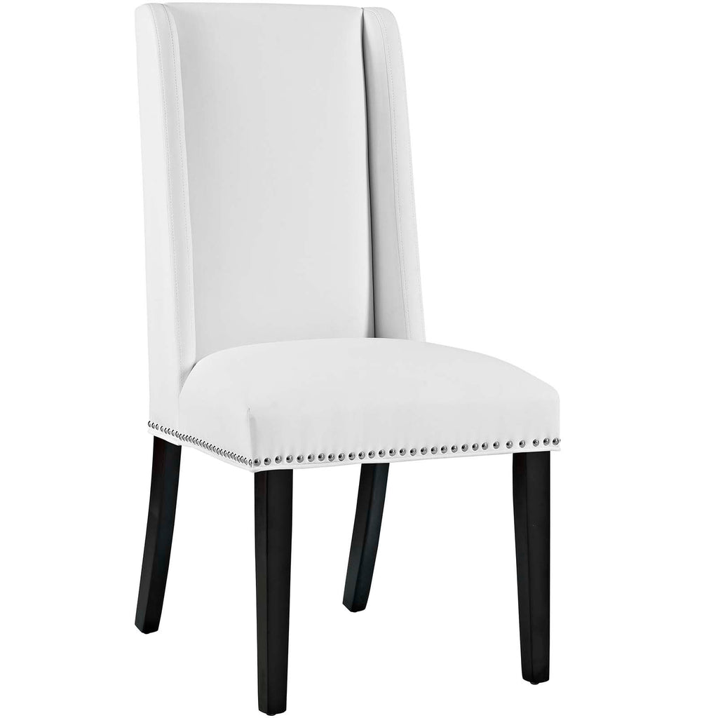 Baron Vinyl Dining Chair Set of 2 by Modway