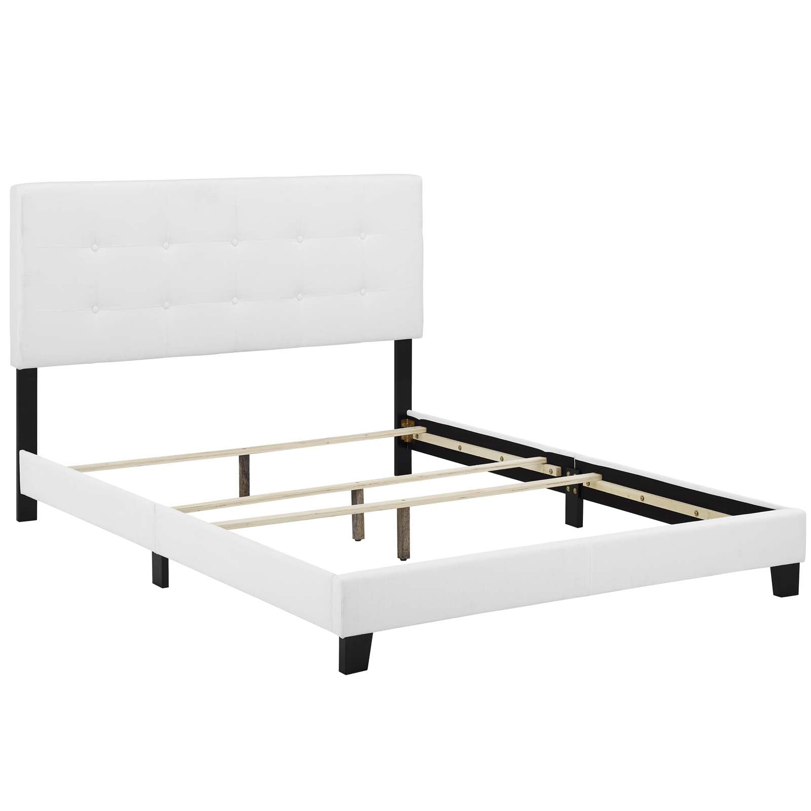 Amira Upholstered Fabric Twin Bed by Modway
