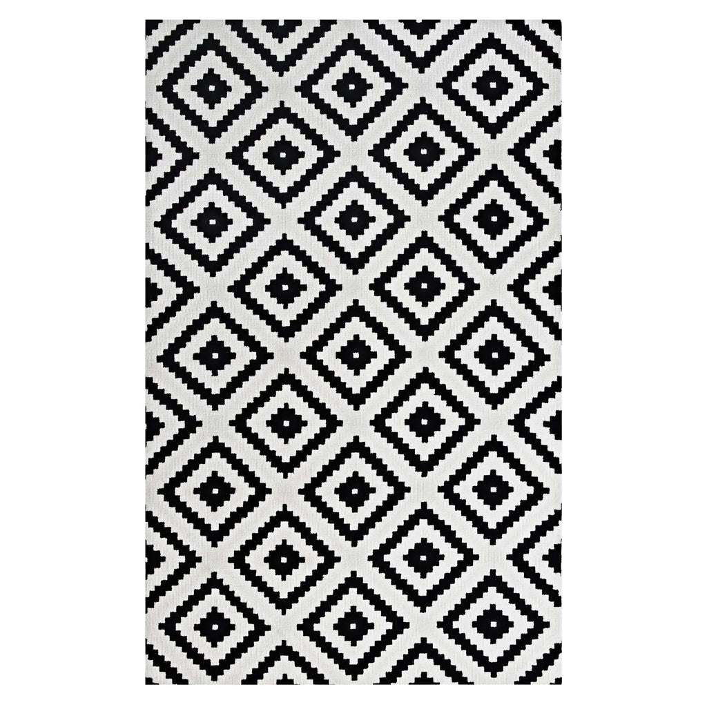 Alika Abstract Diamond Trellis 5x8 Area Rug by Modway