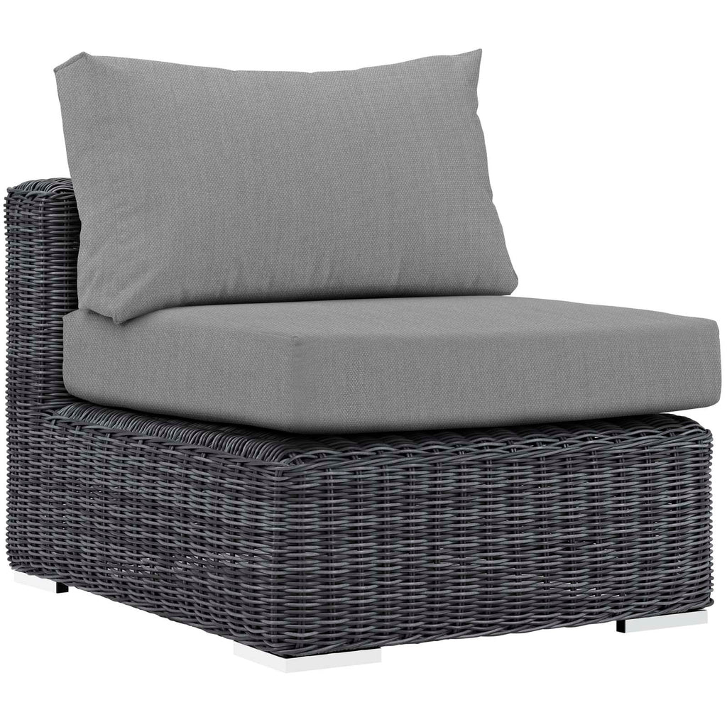 Summon 7 Piece Outdoor Patio Sunbrella¨ Sectional Set by Modway
