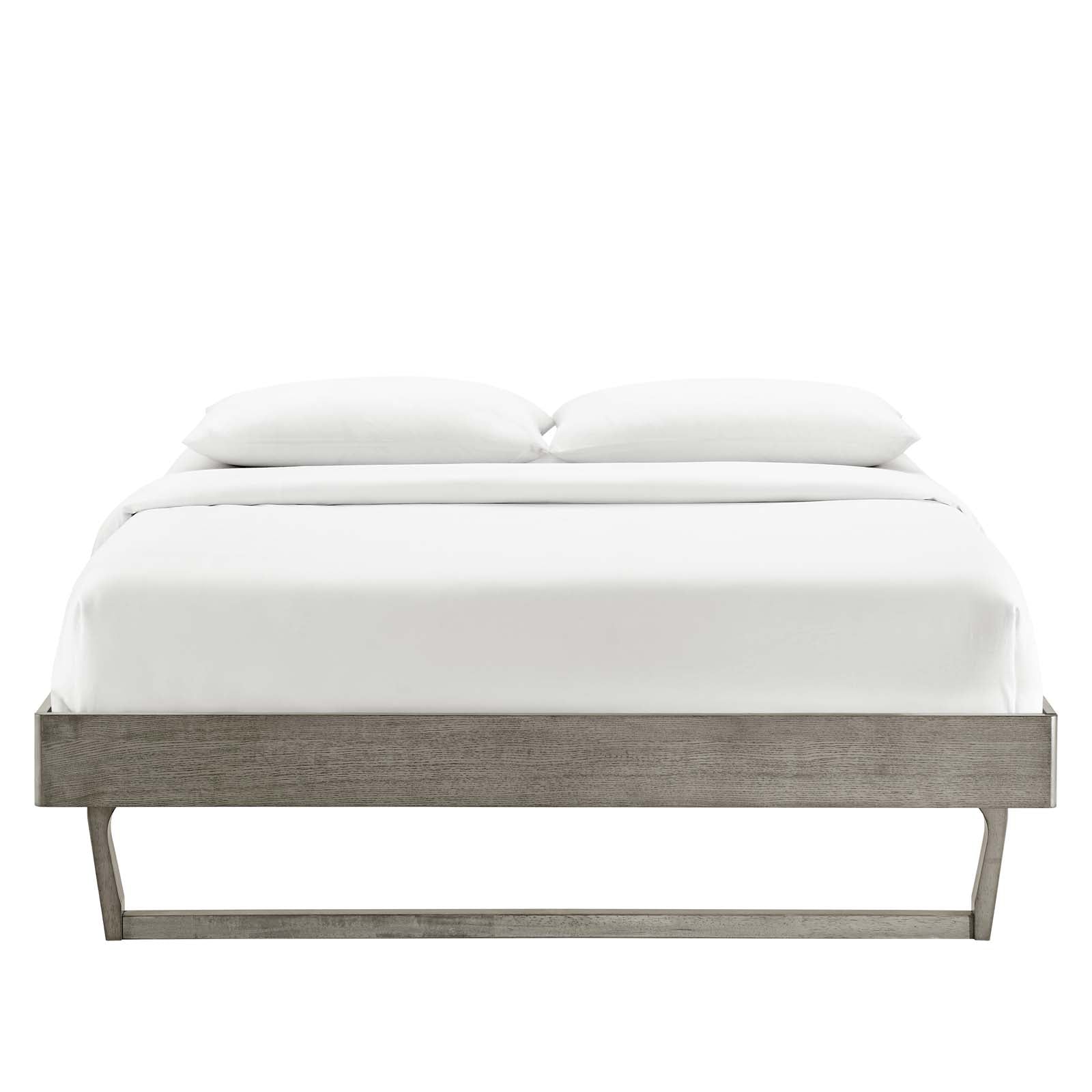 Billie Wood King Platform Bed Frame by Modway
