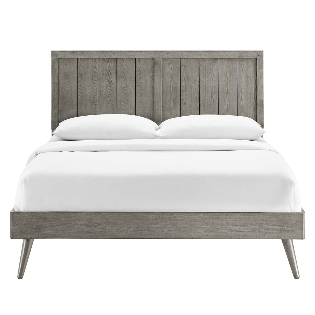 Alana Wood Full Platform Bed With Splayed Legs by Modway