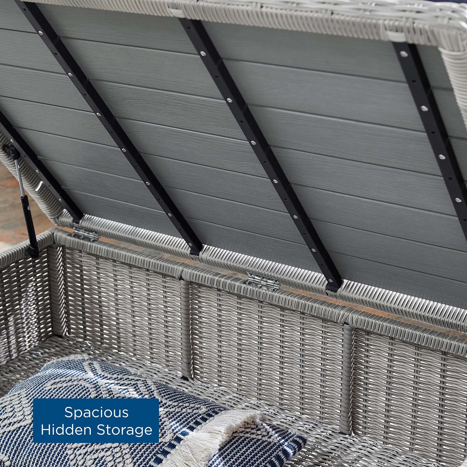 Conway Sunbrella¨ Outdoor Patio Wicker Rattan 5-Pi