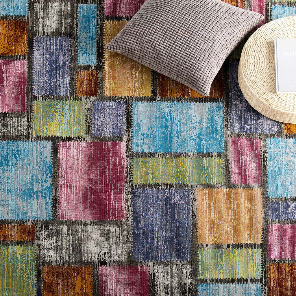 Success Nyssa Abstract Geometric Mosaic 8x10 Area Rug by Modway