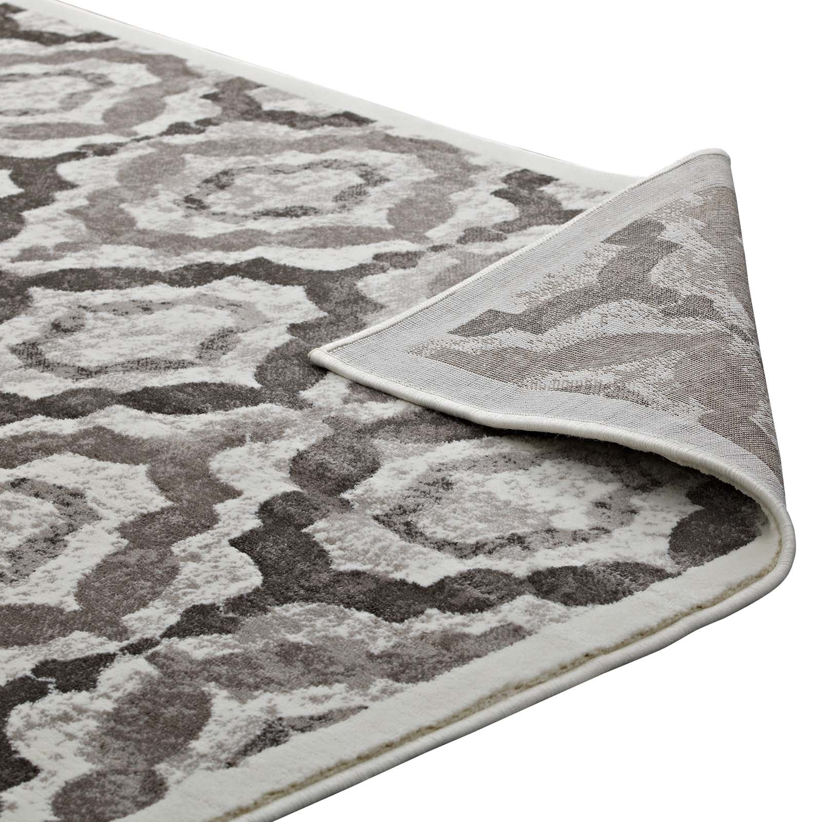 Kalinda Rustic Vintage Moroccan Trellis 5x8 Area Rug by Modway