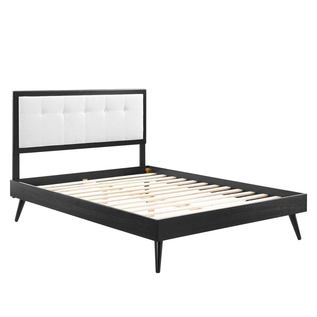 Willow Wood Queen Platform Bed With Splayed Legs by Modway