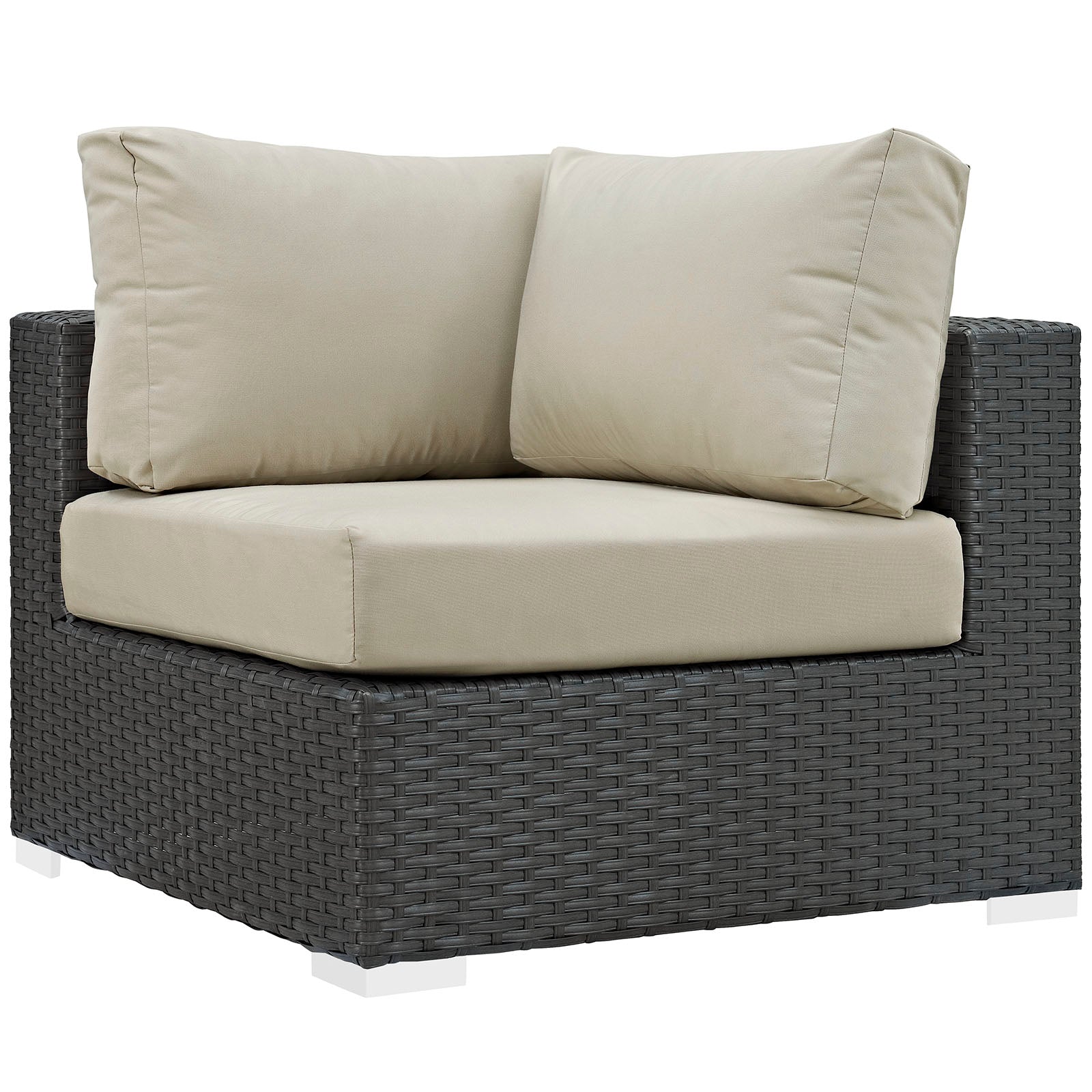 Sojourn 10 Piece Outdoor Patio Sunbrella¨ Sectional Set by Modway