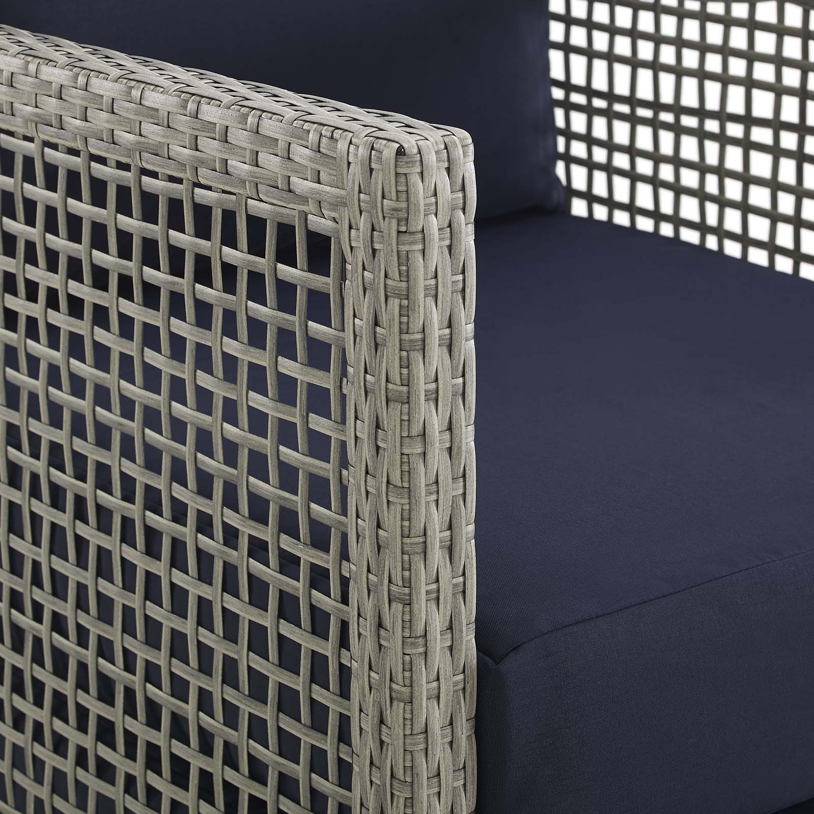 Aura Outdoor Patio Wicker Rattan Sofa by Modway