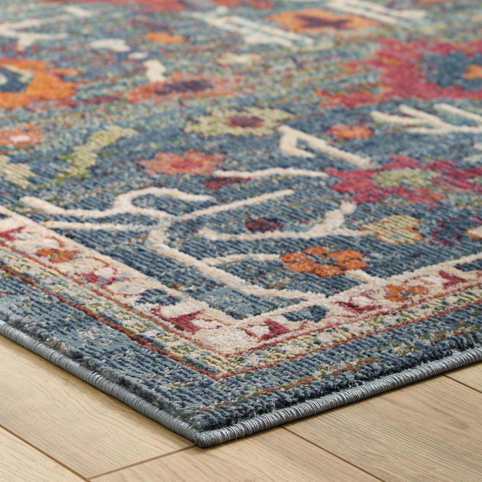 Tribute Every Distressed Vintage Floral 5x8 Area Rug by Modway