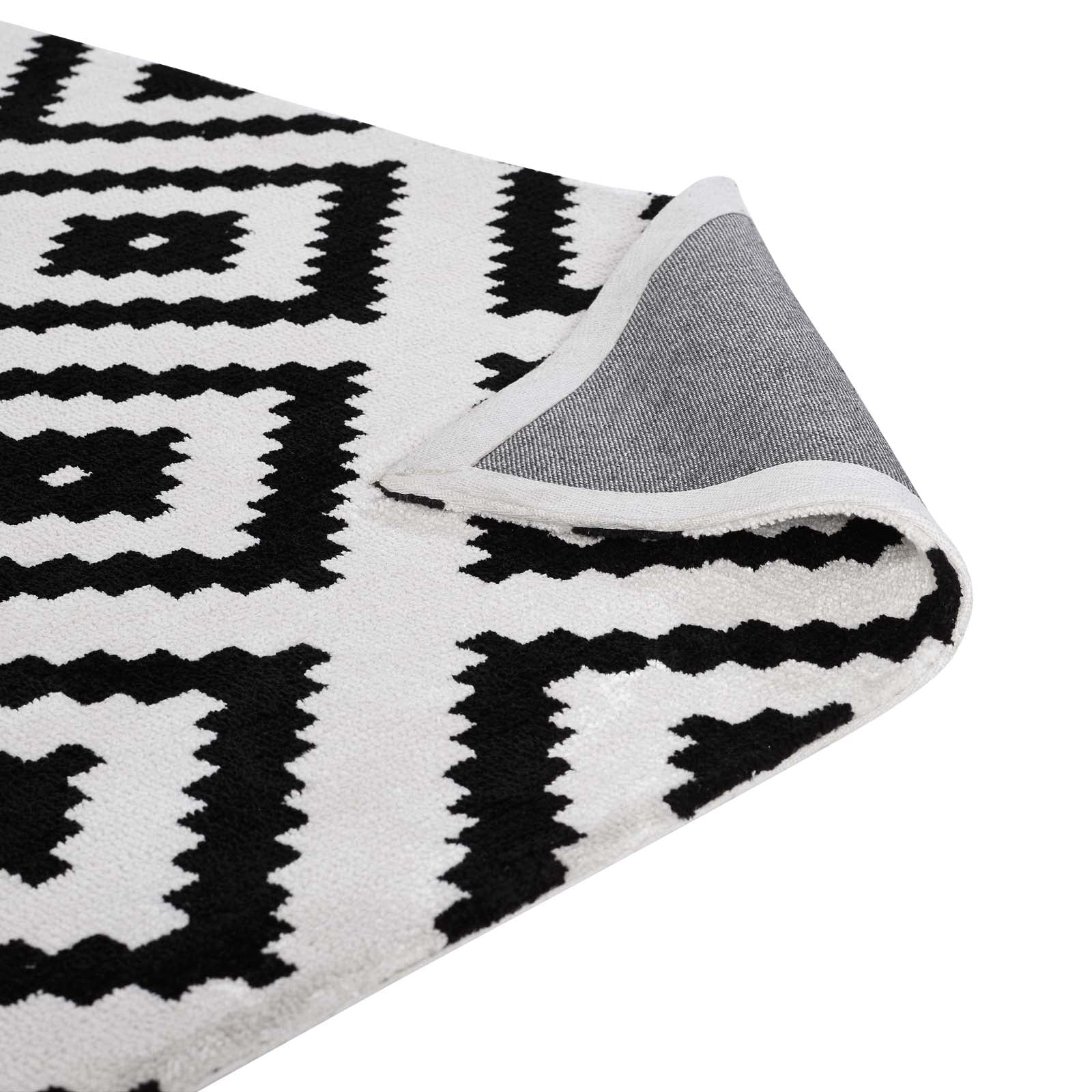 Alika Abstract Diamond Trellis 5x8 Area Rug by Modway