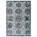 Entourage Kensie Distressed Floral Moroccan Trellis 8x10 Area Rug by Modway