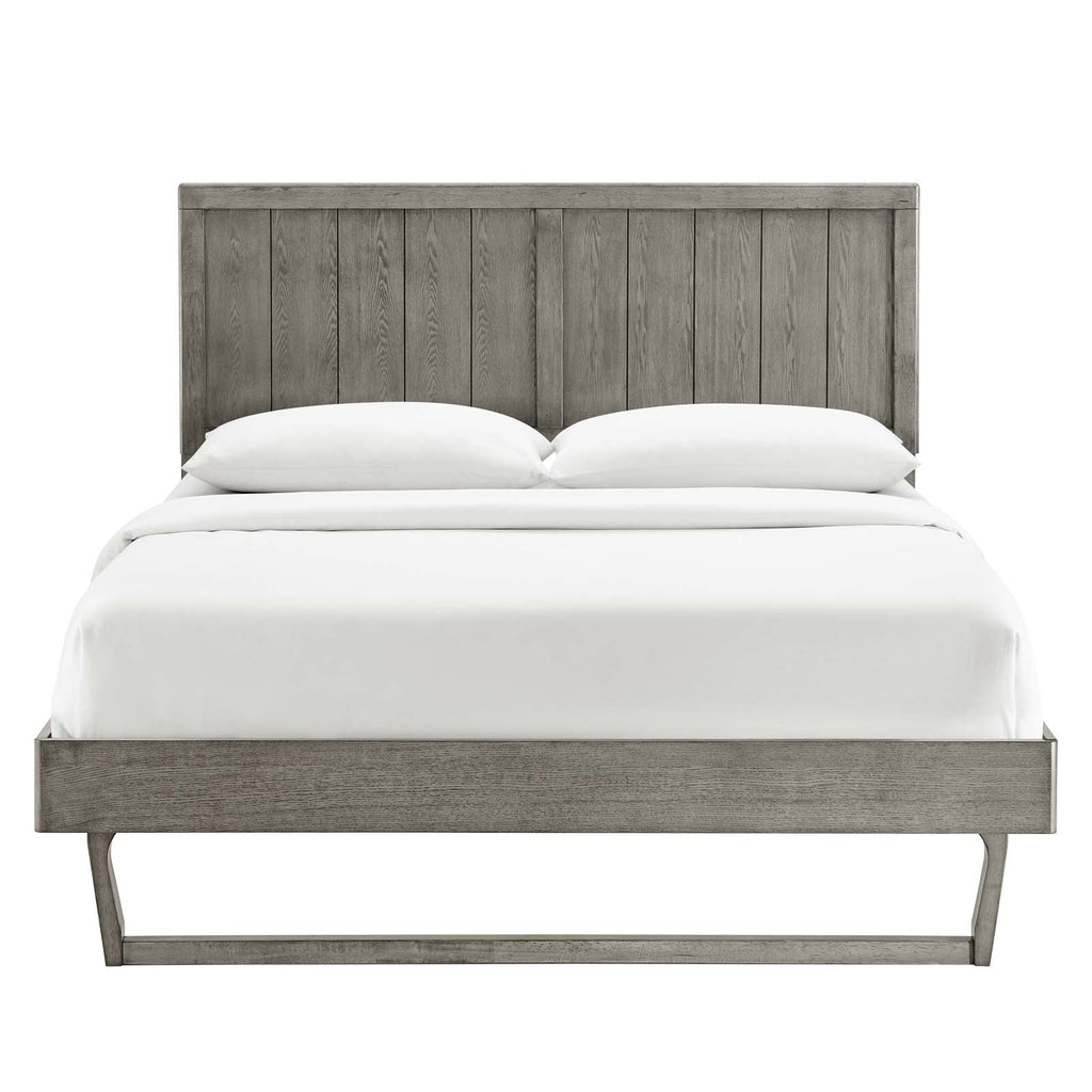 Alana Wood Full Platform Bed With Angular Frame by Modway