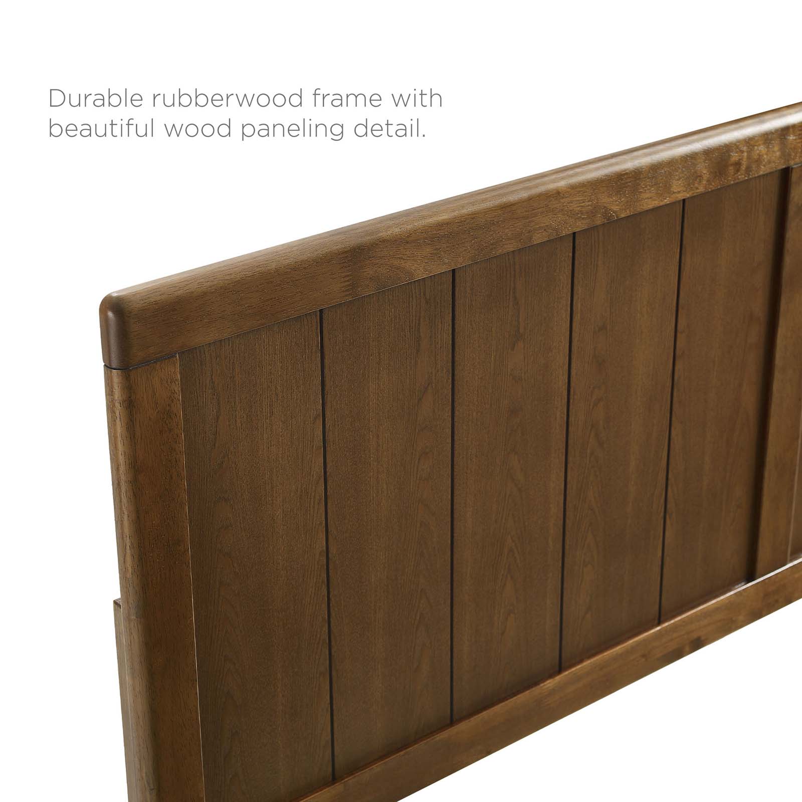 Alana Wood King Platform Bed With Splayed Legs by Modway