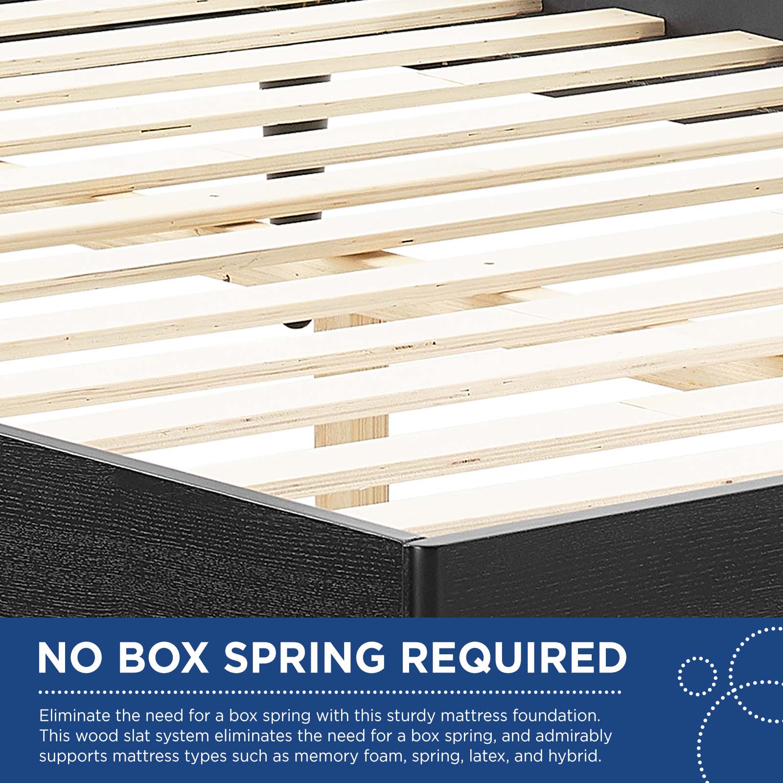 Kelsea Cane and Wood Full Platform Bed With Splayed Legs by Modway