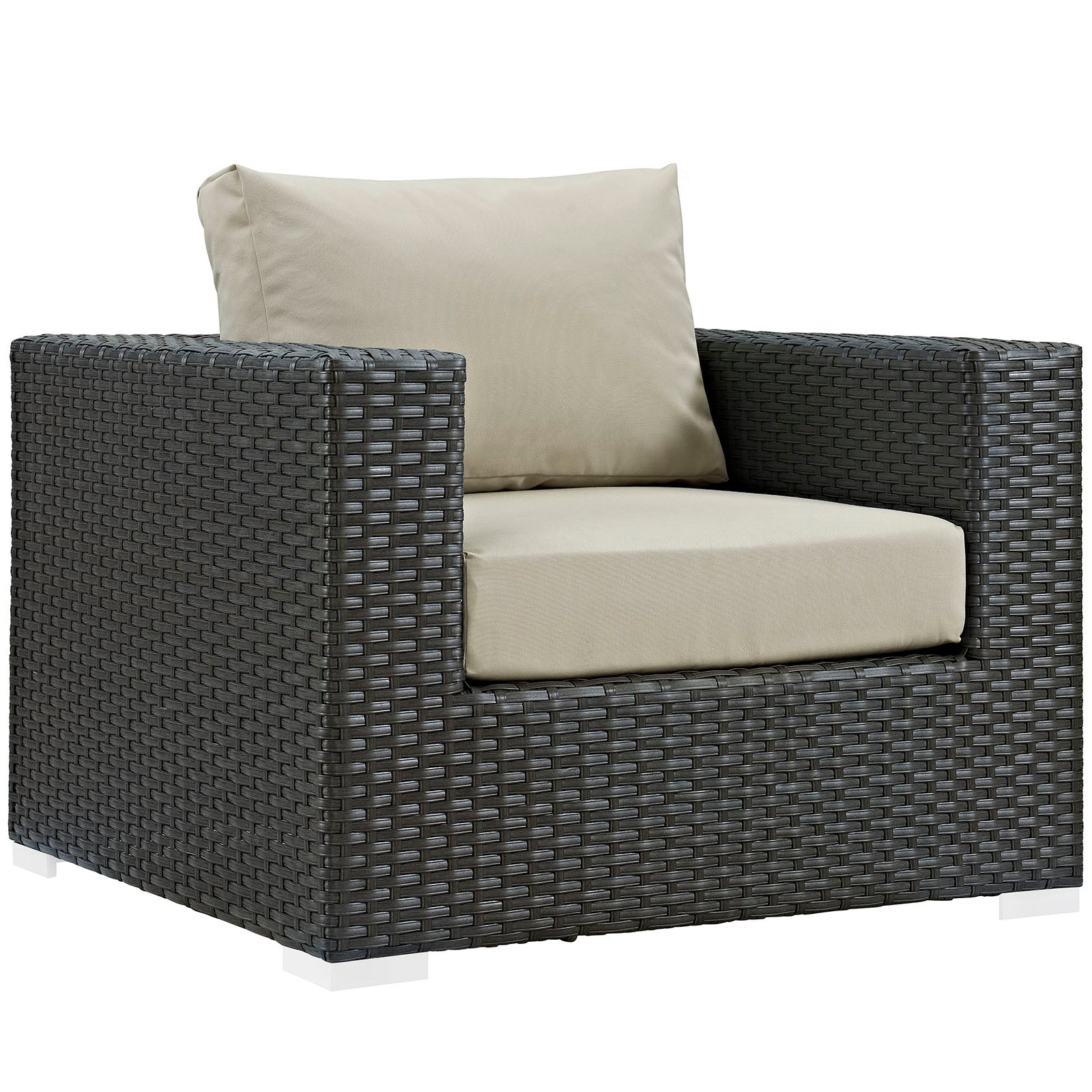 Sojourn 8 Piece Outdoor Patio Sunbrella¨ Sectional Set by Modway