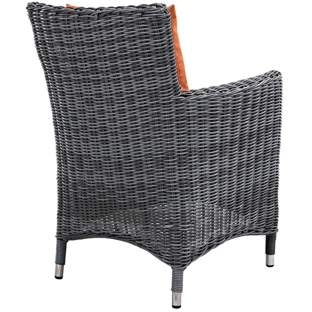 Summon 4 Piece Outdoor Patio Sunbrella¨ Dining Set by Modway