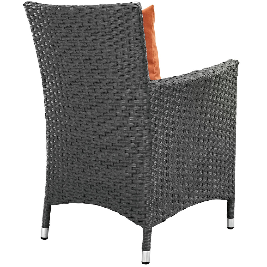 Sojourn 4 Piece Outdoor Patio Sunbrella¨ Dining Set by Modway