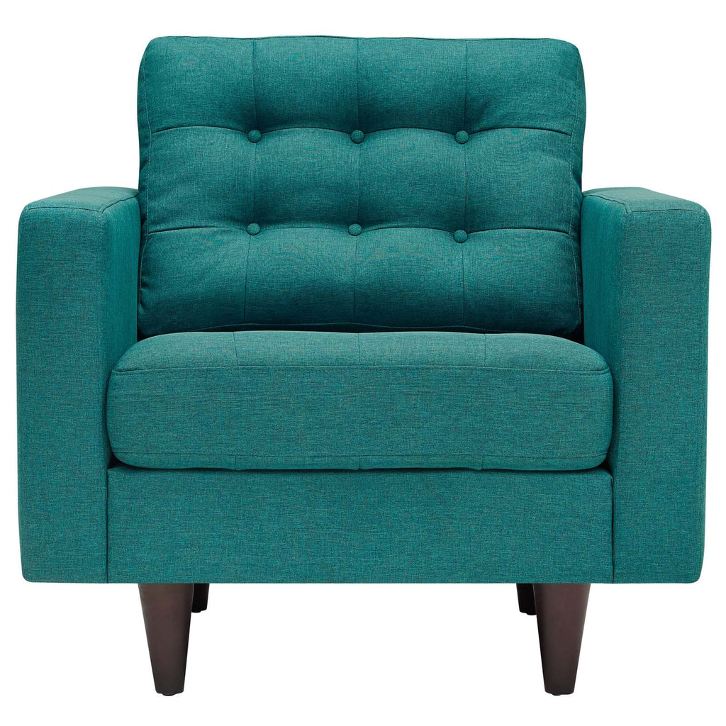 Empress Upholstered Fabric Armchair Set of 2 by Modway