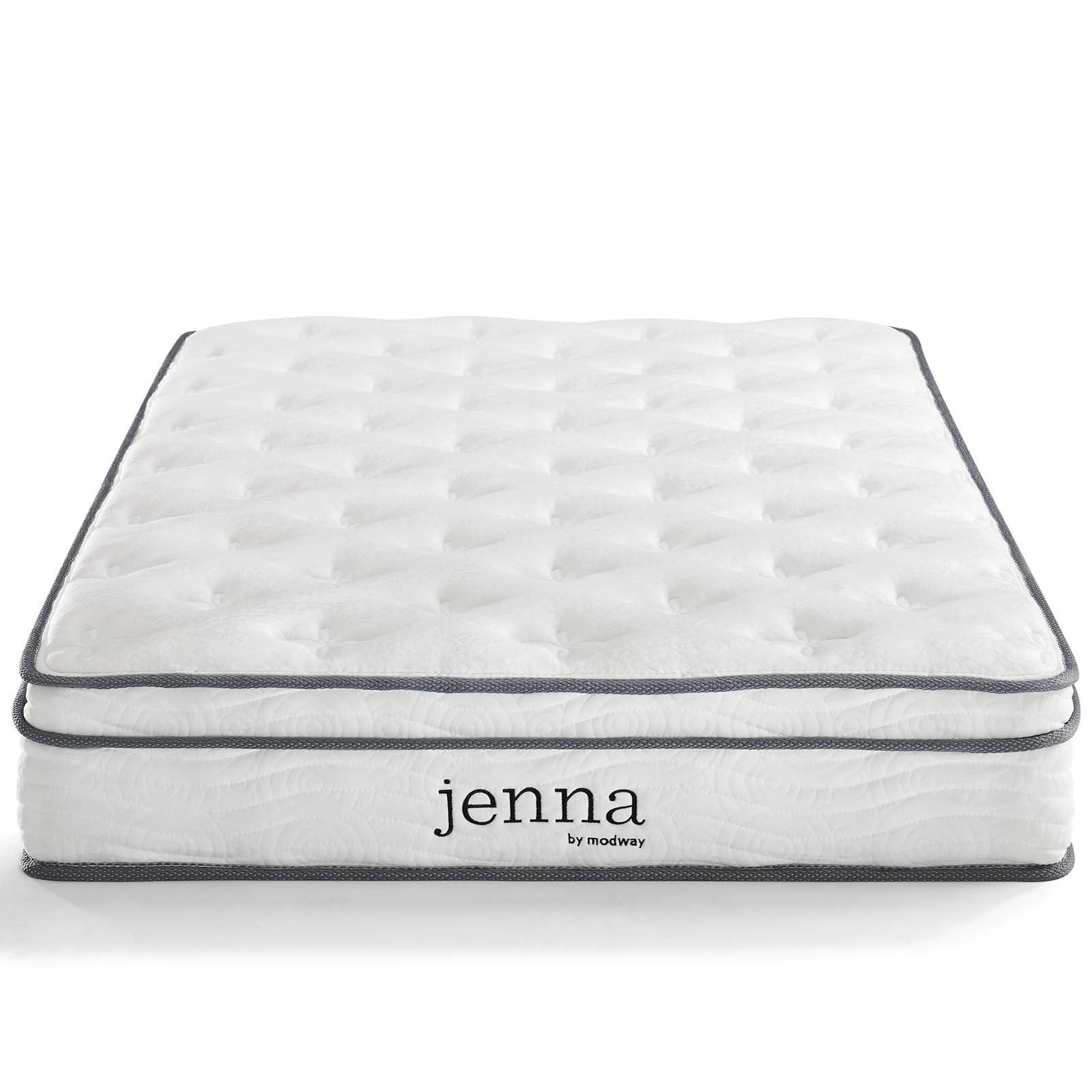 Jenna 8" Innerspring and Foam King Mattress by Modway