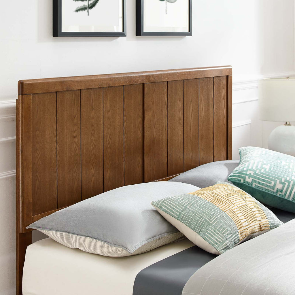 Alana Wood Full Platform Bed With Angular Frame by Modway