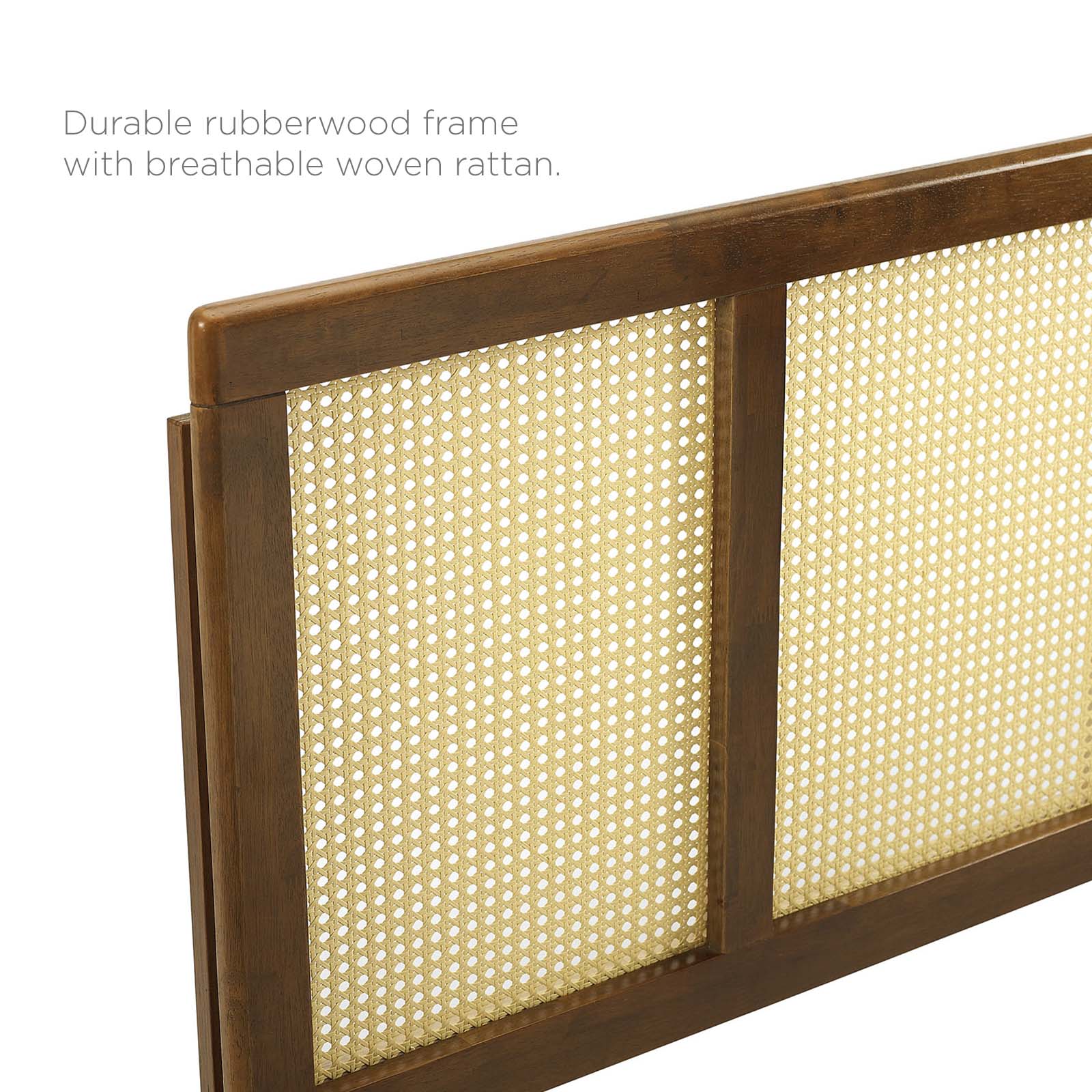 Delmare Cane Queen Headboard by Modway