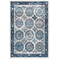 Entourage Odile Distressed Floral Moroccan Trellis 5x8 Area Rug by Modway