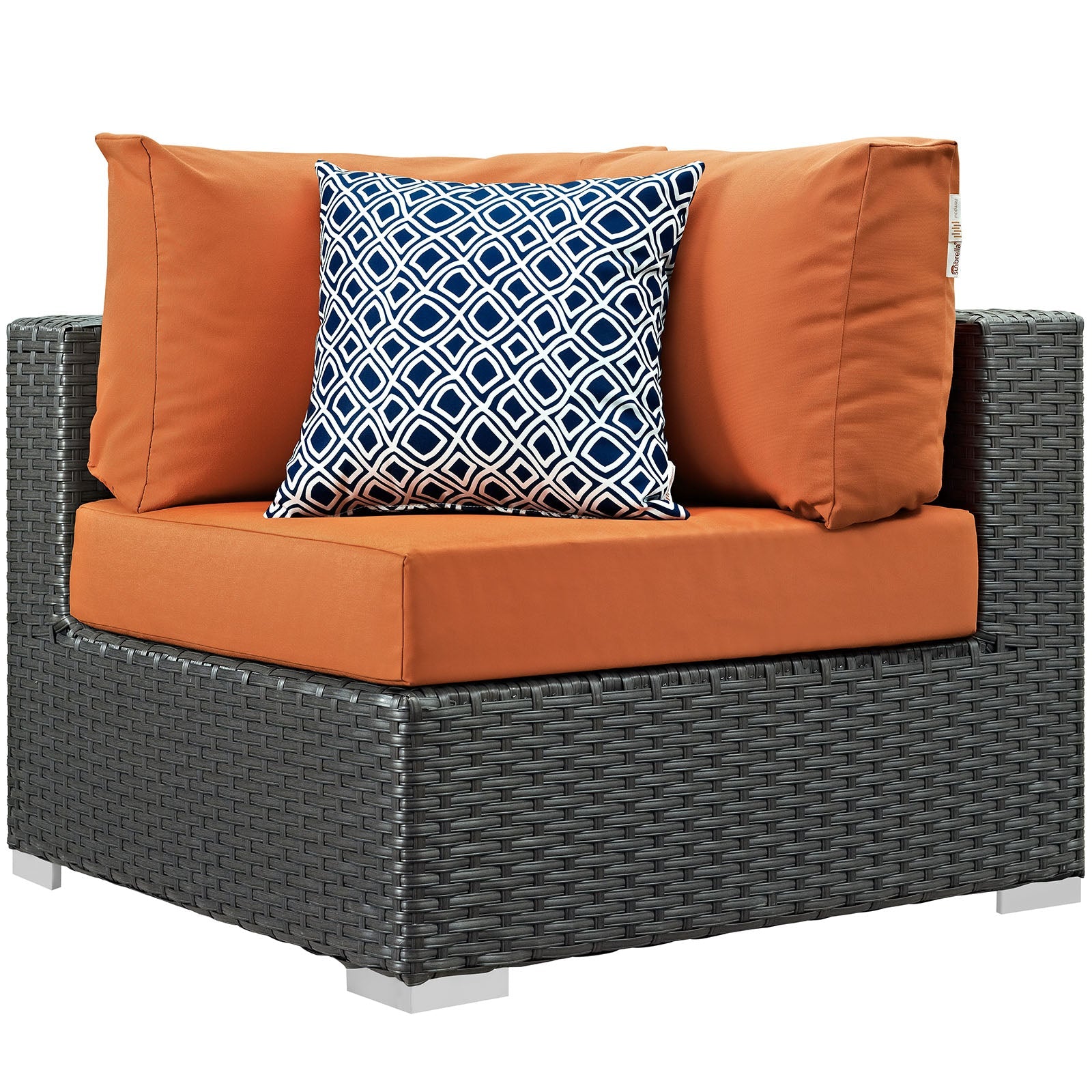 Sojourn 10 Piece Outdoor Patio Sunbrella¨ Sectional Set by Modway