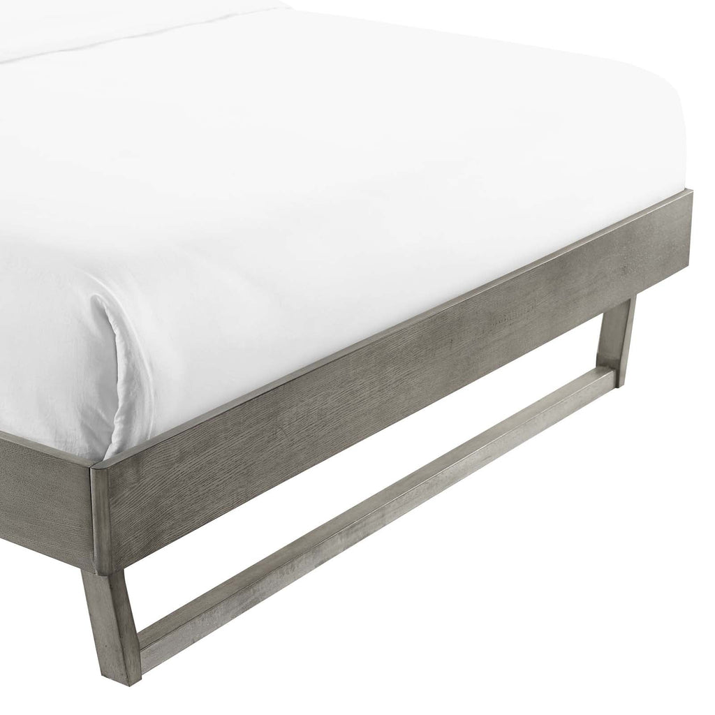 Billie Wood King Platform Bed Frame by Modway