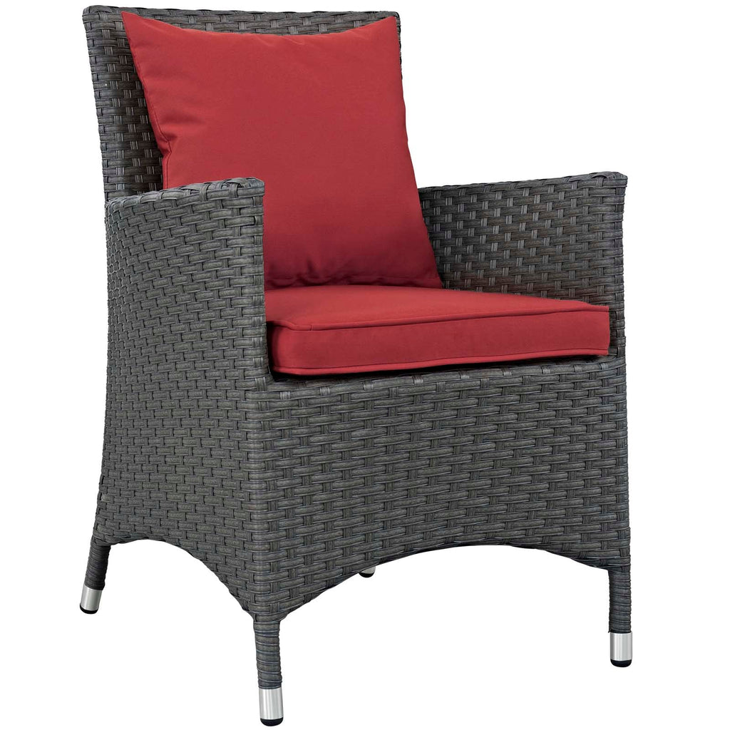 Sojourn 9 Piece Outdoor Patio Sunbrella¨ Dining Set by Modway