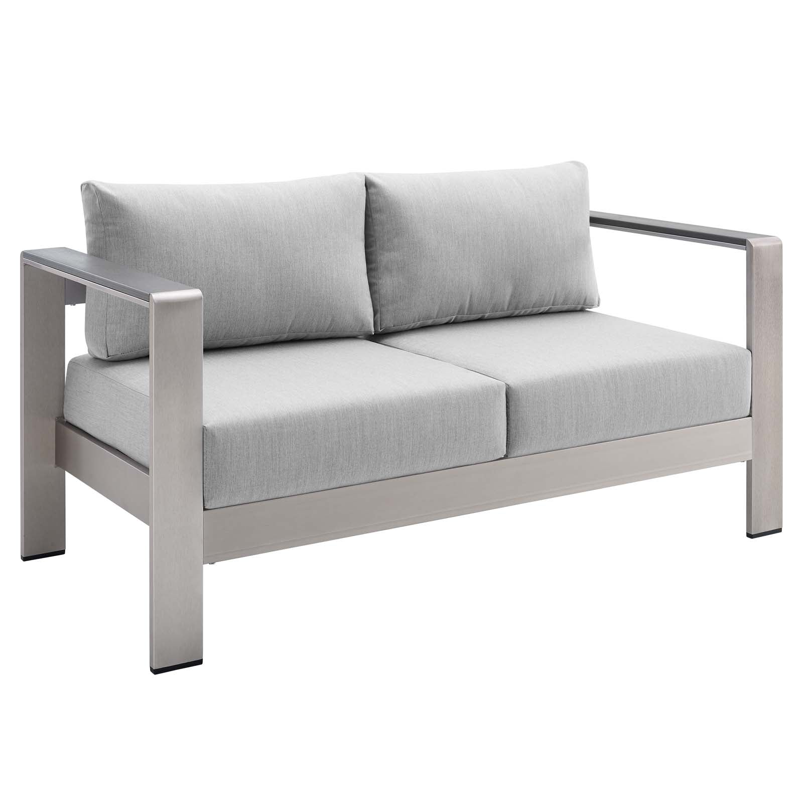 Shore 7 Piece Sunbrella¨ Fabric Outdoor Patio Aluminum Set by Modway