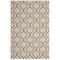 Linza Wave Abstract Trellis Indoor and Outdoor 8x10 Area Rug by Modway