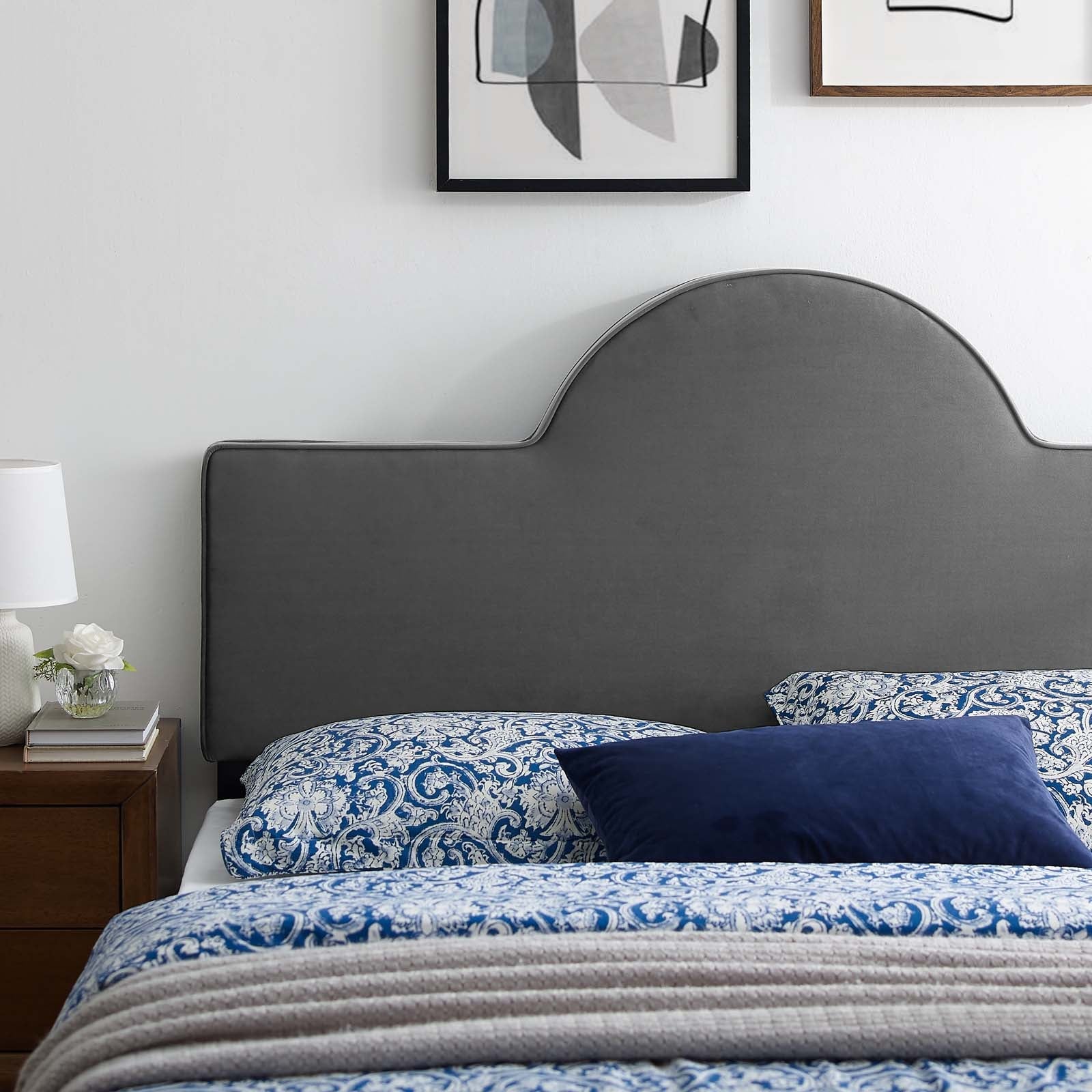 Dawn Performance Velvet Twin Headboard by Modway