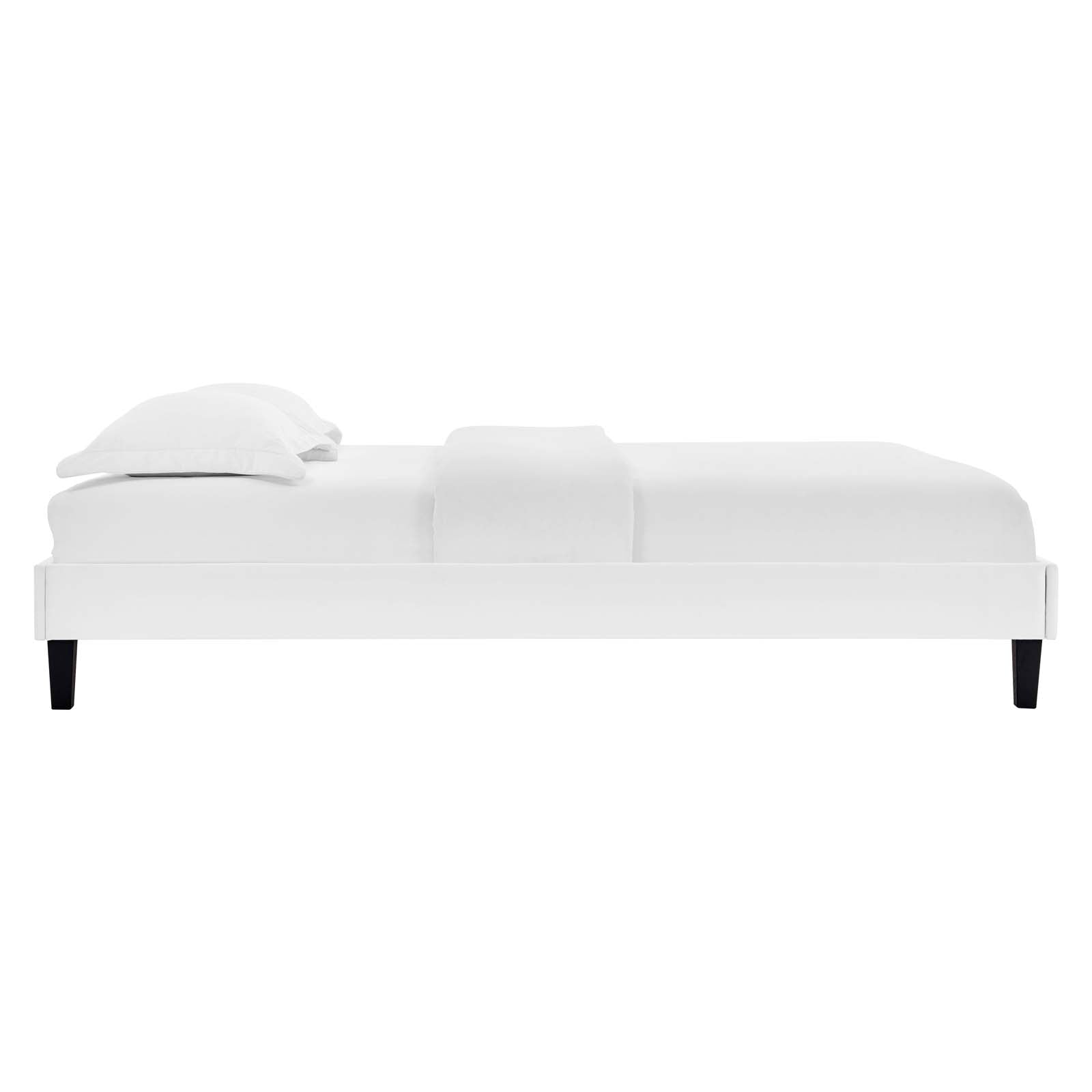 Reign Performance Velvet Queen Platform Bed Frame by Modway