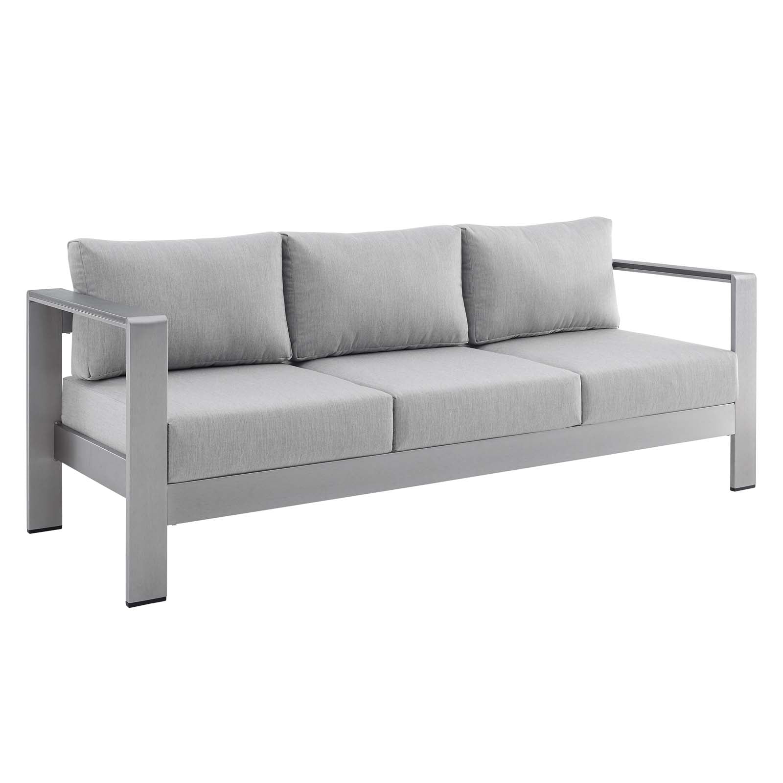 Shore 7 Piece Sunbrella¨ Fabric Outdoor Patio Aluminum Set by Modway