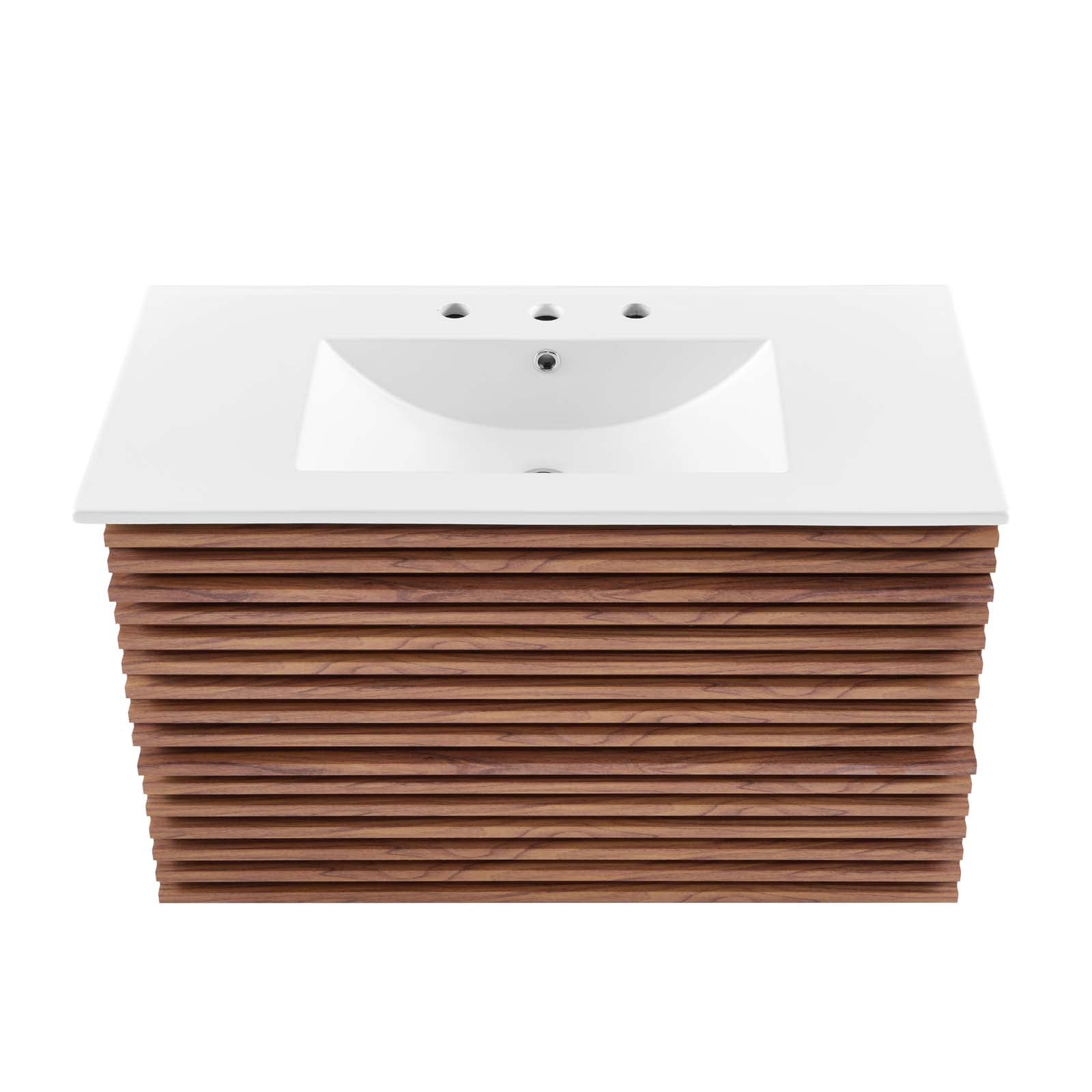 Render 36" Wall-Mount Bathroom Vanity by Modway