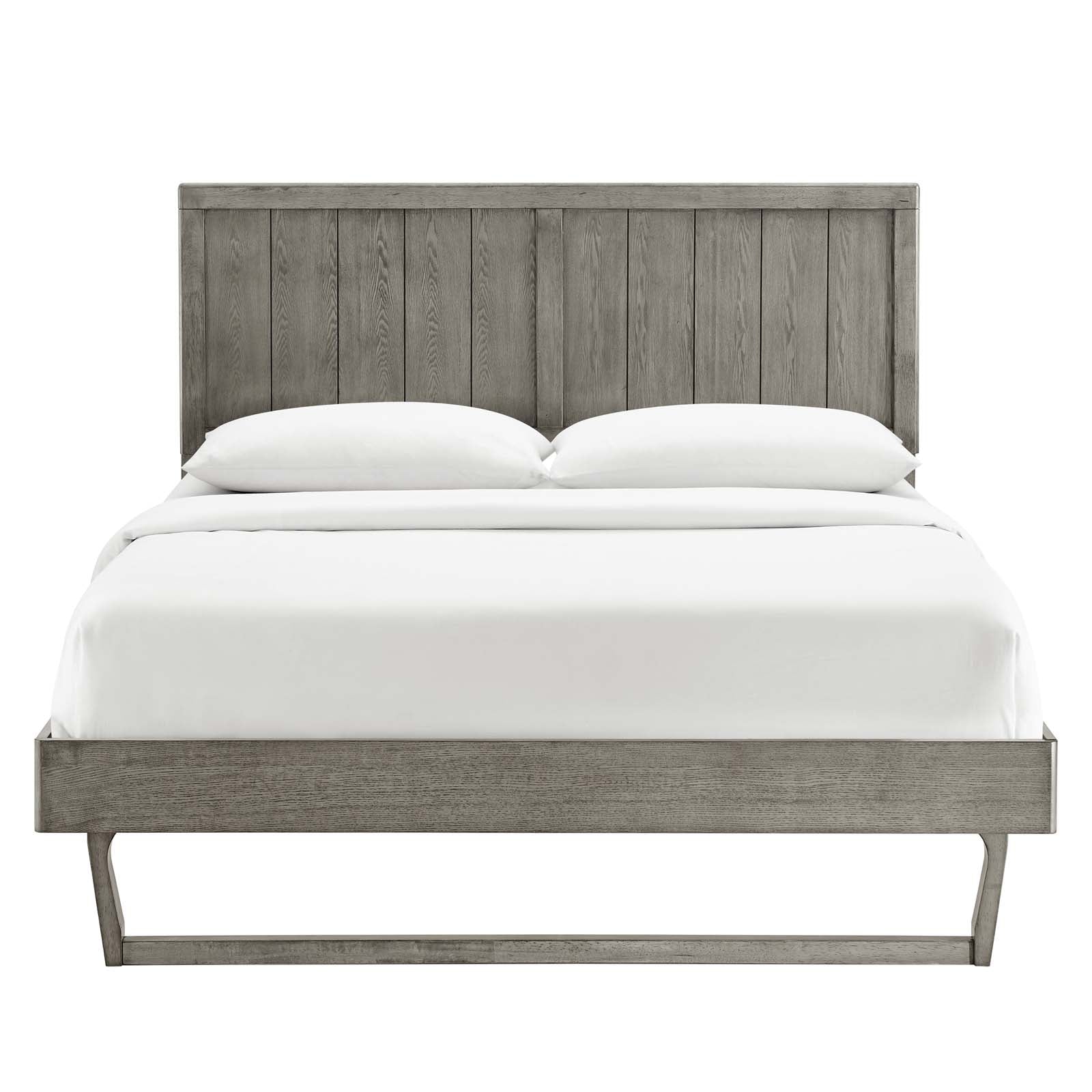 Alana Wood Queen Platform Bed With Angular Frame by Modway