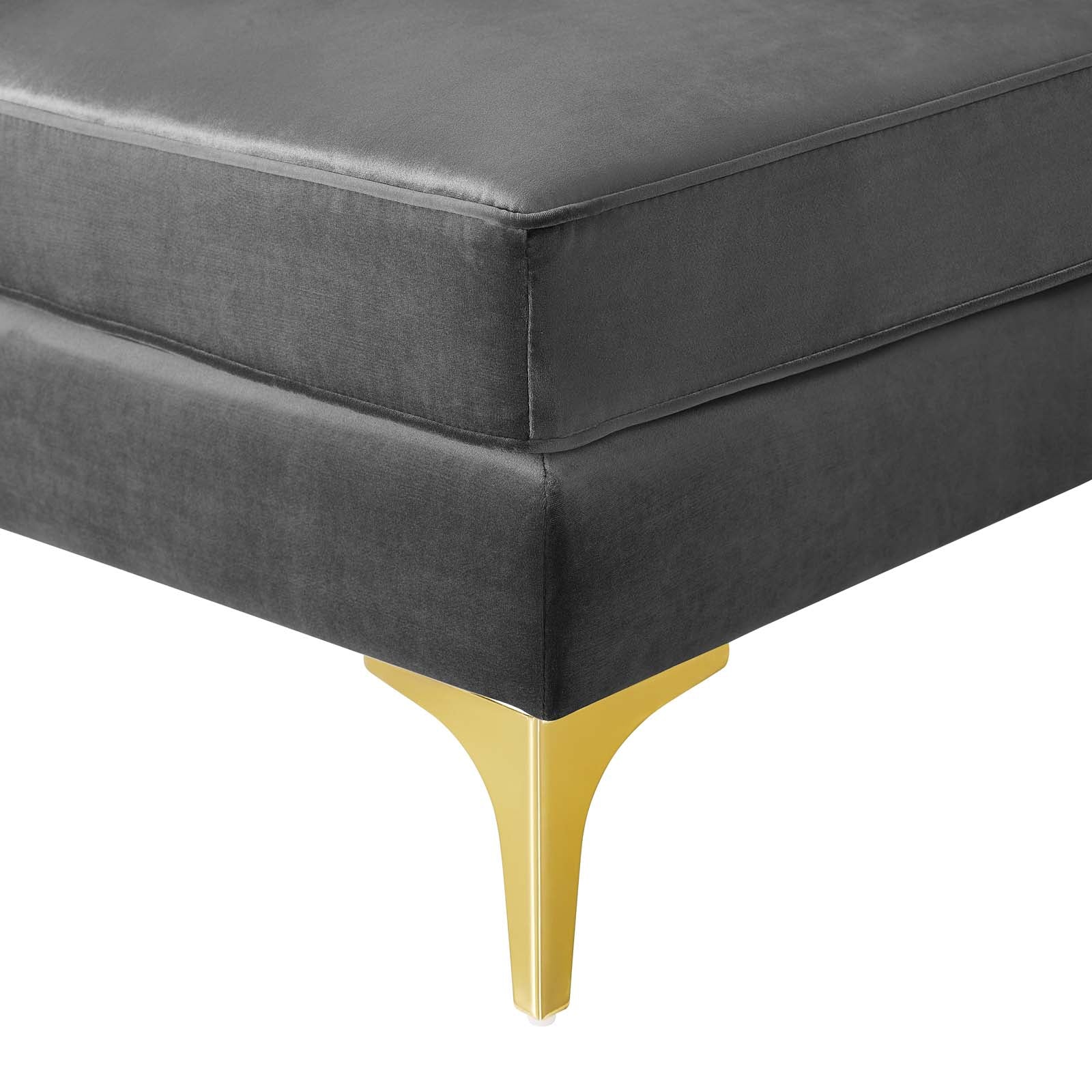 Triumph 5-Piece Channel Tufted Performance Velvet Sectional Sofa by Modway