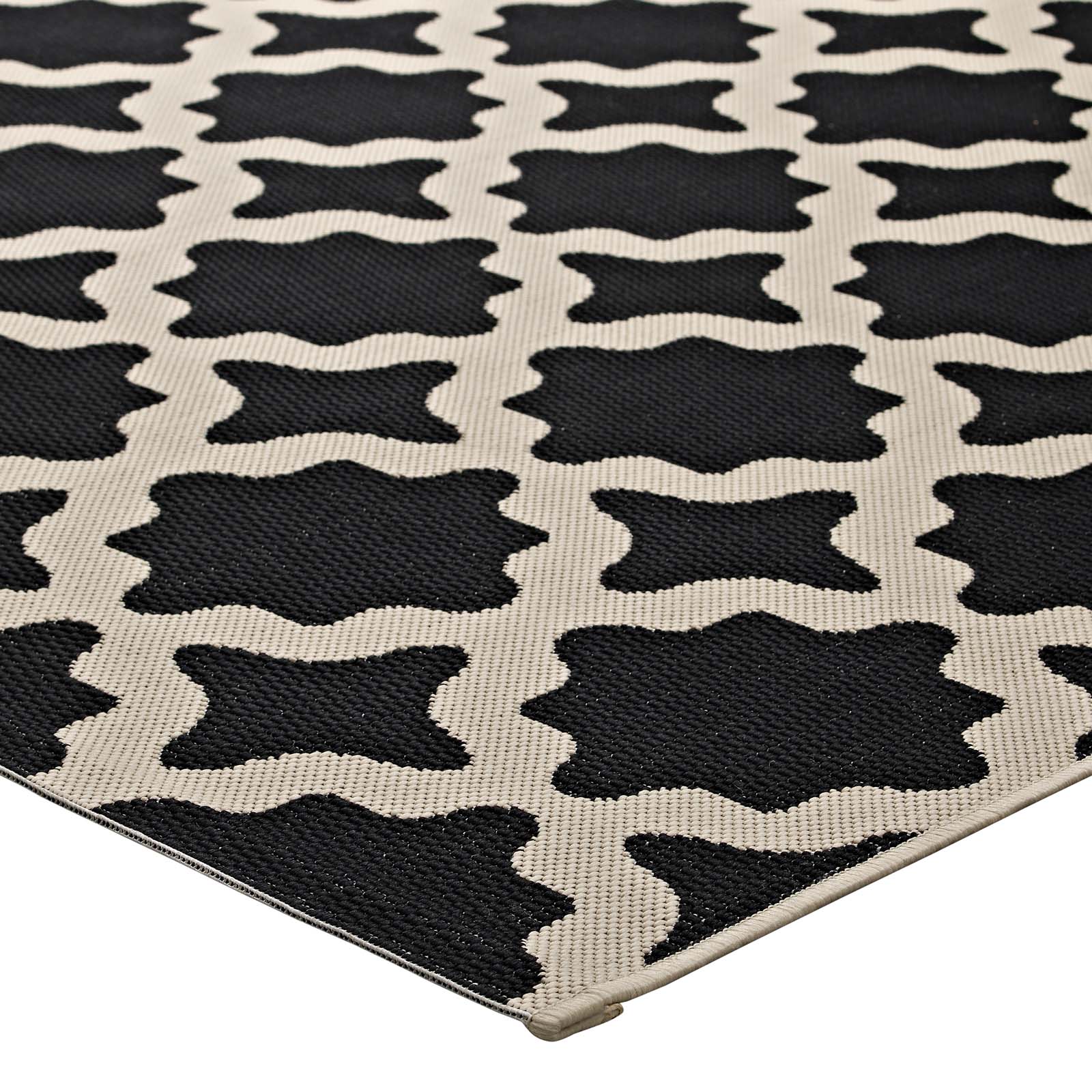 Cerelia Moroccan Trellis Indoor and Outdoor 8x10 Area Rug by Modway