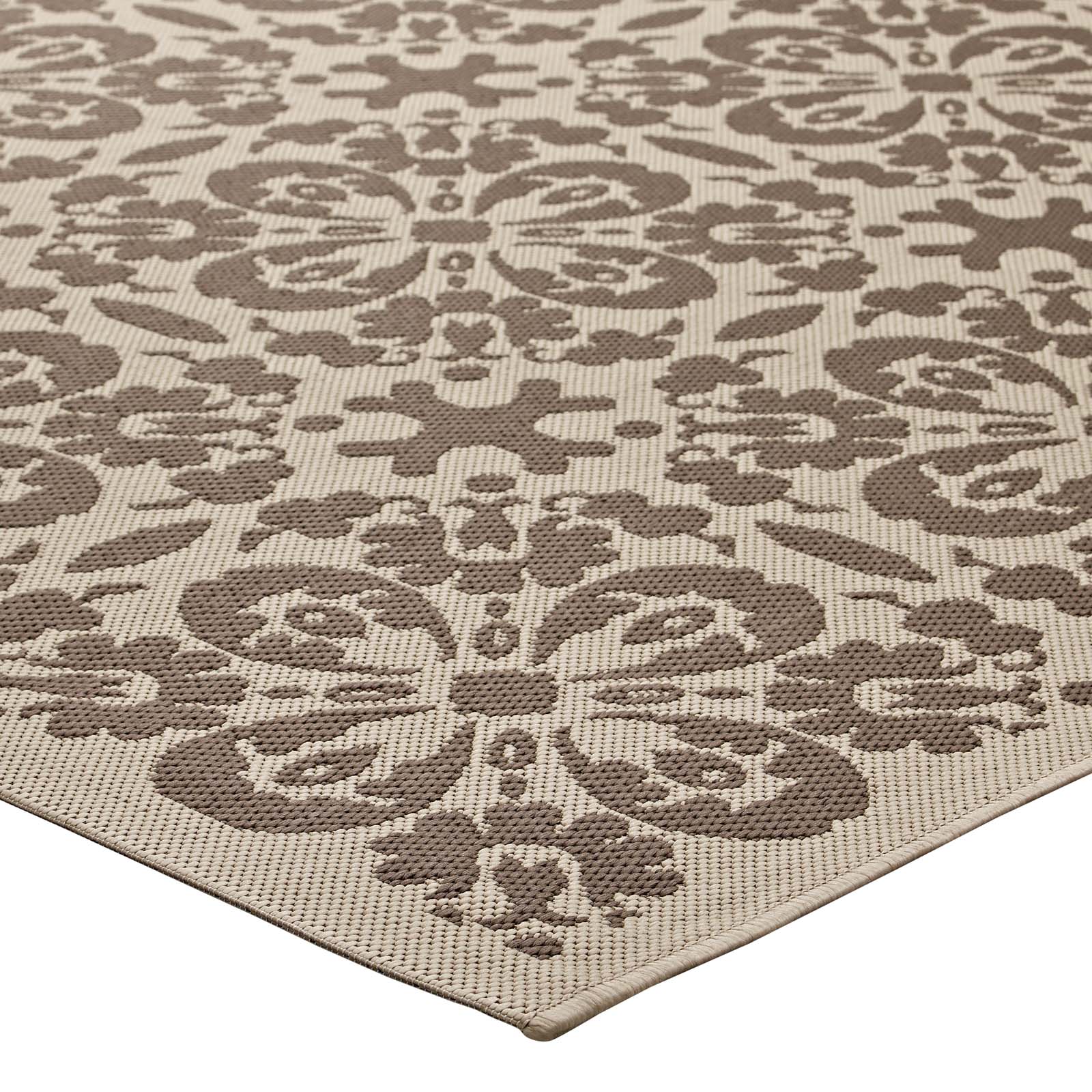 Ariana Vintage Floral Trellis Indoor and Outdoor 5x8 Area Rug by Modway