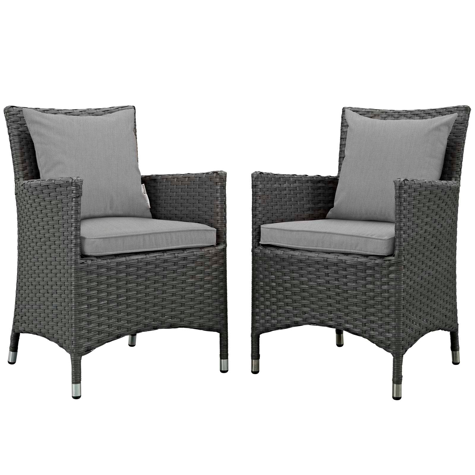 Sojourn 2 Piece Outdoor Patio Sunbrella¨ Dining Set by Modway